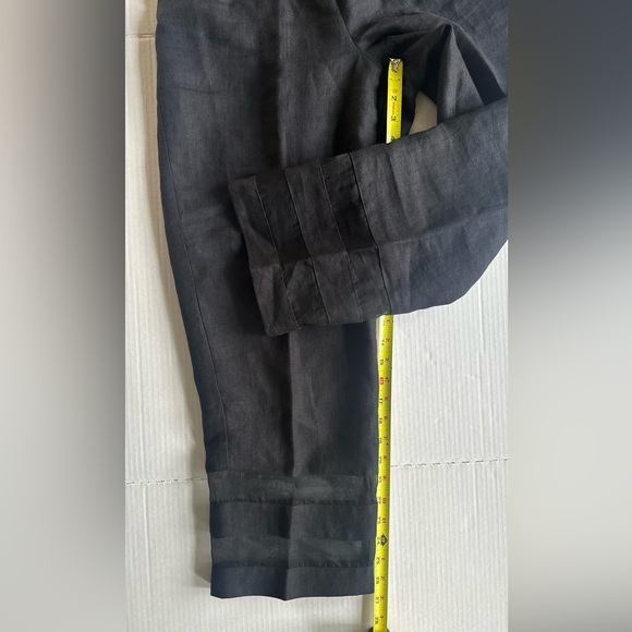 Linen 100% Women’s Pants Size‎ 10 High-Rise Lined Karen Warren - Picture 6 of 7
